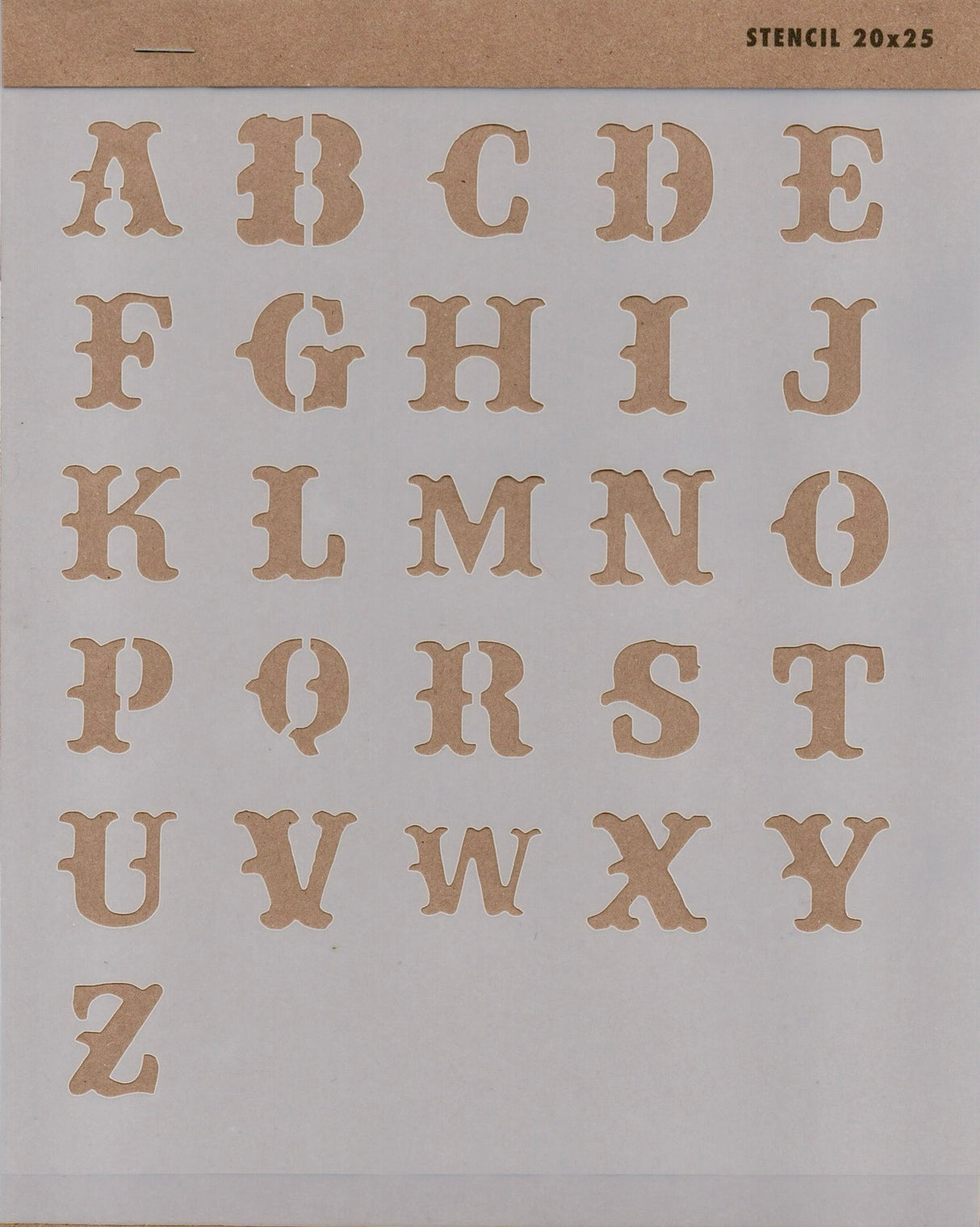 Stencil 20x25 - LN007