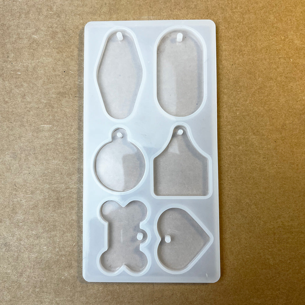 Molde de resina - Llavero o colgantes