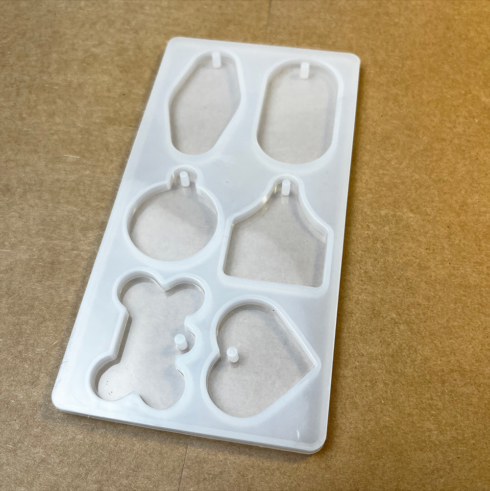 Molde de resina - Llavero o colgantes