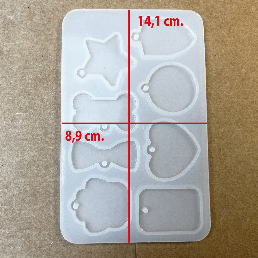 Molde para resina - Joya Colgante 2