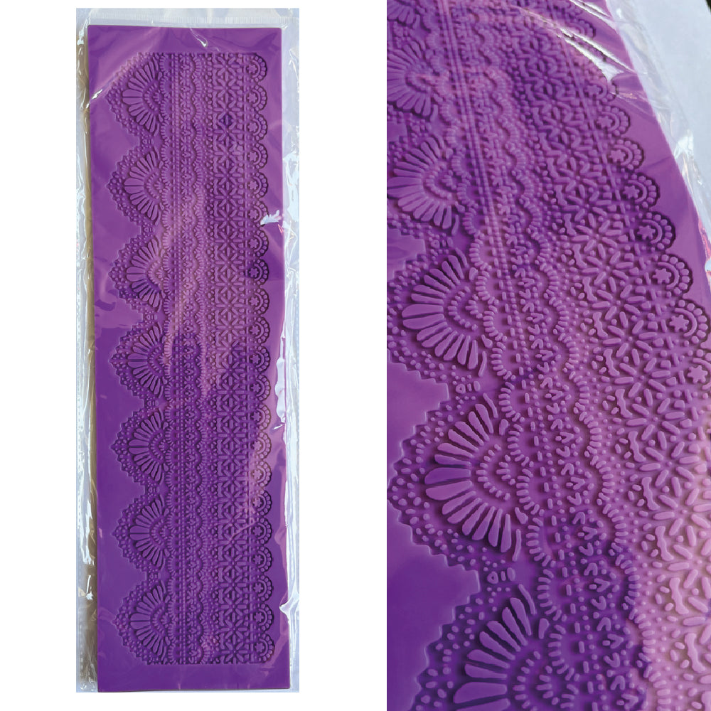 Molde para porcelana y masas - Encajes 2