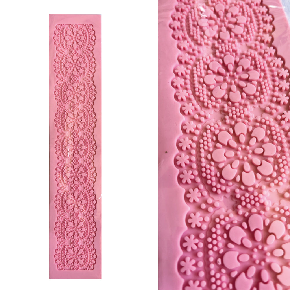 Molde para porcelana y masas - Encajes 3