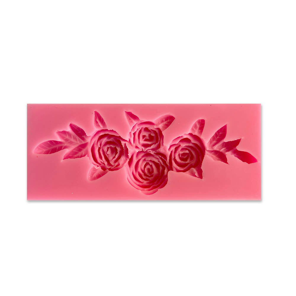 Molde arreglo flores