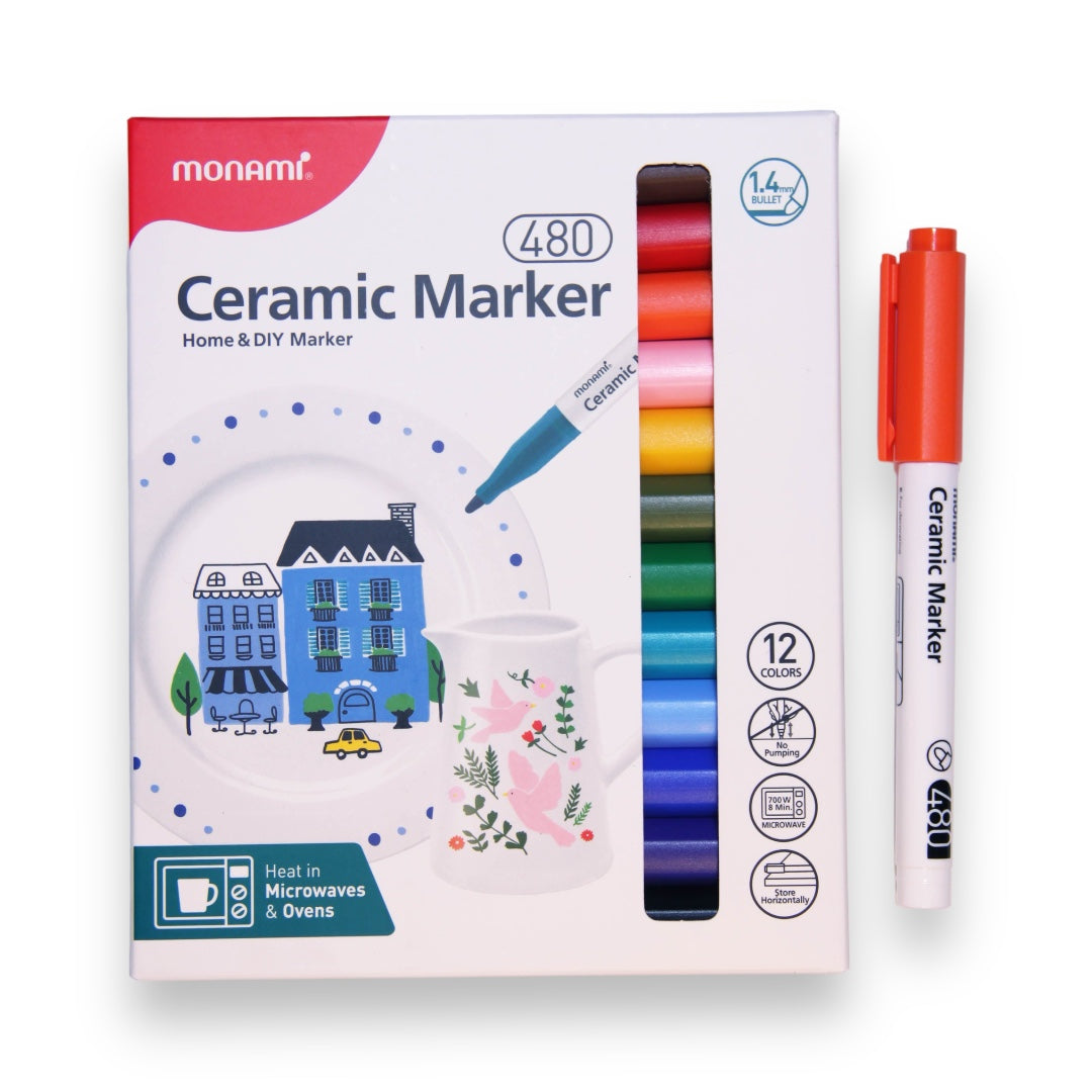 Set marcadores Cerámica - 12 unidades