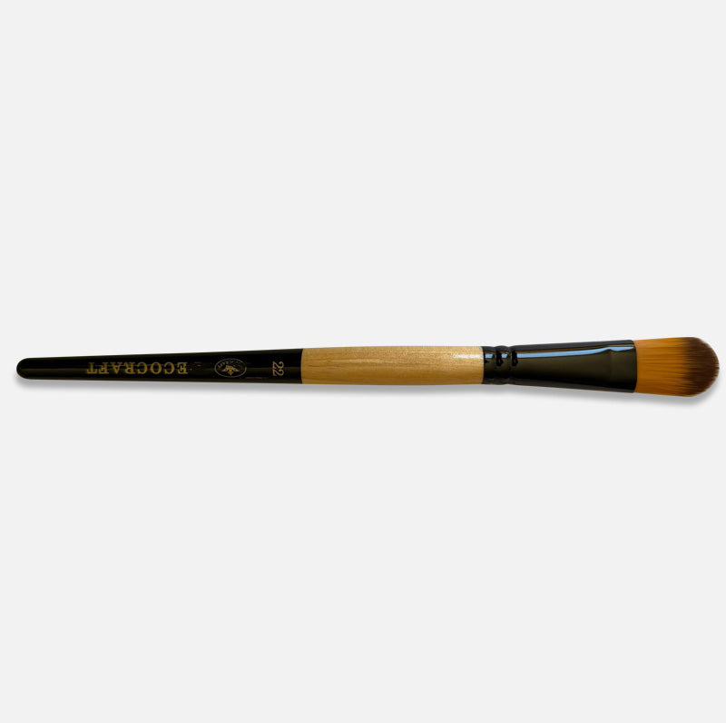Pincel Almendrado Nº22 (Lengua de Gato) - Decocraft
