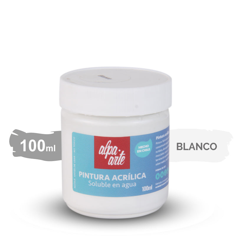 Pintura Acrílica 100 ml - BLANCO