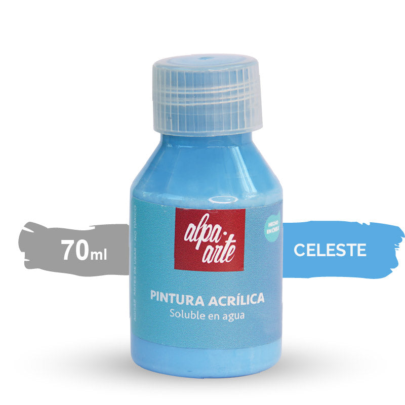 Pintura Acrílica 70 ml - CELESTE