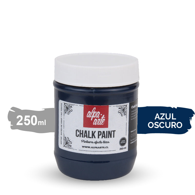 Pintura Tiza 250 ml (Chalk Paint) - AZUL OSCURO