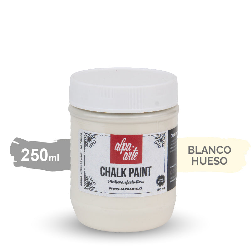 Pintura Tiza 250 ml (Chalk Paint) - BLANCO HUESO