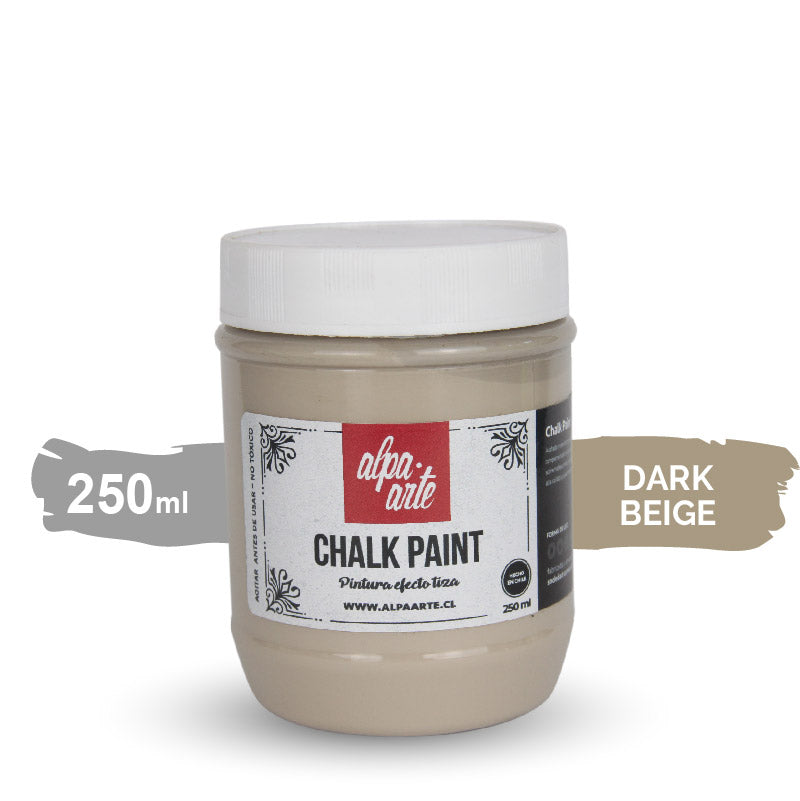 Pintura Tiza 250 ml (Chalk Paint) - DARK BEIGE