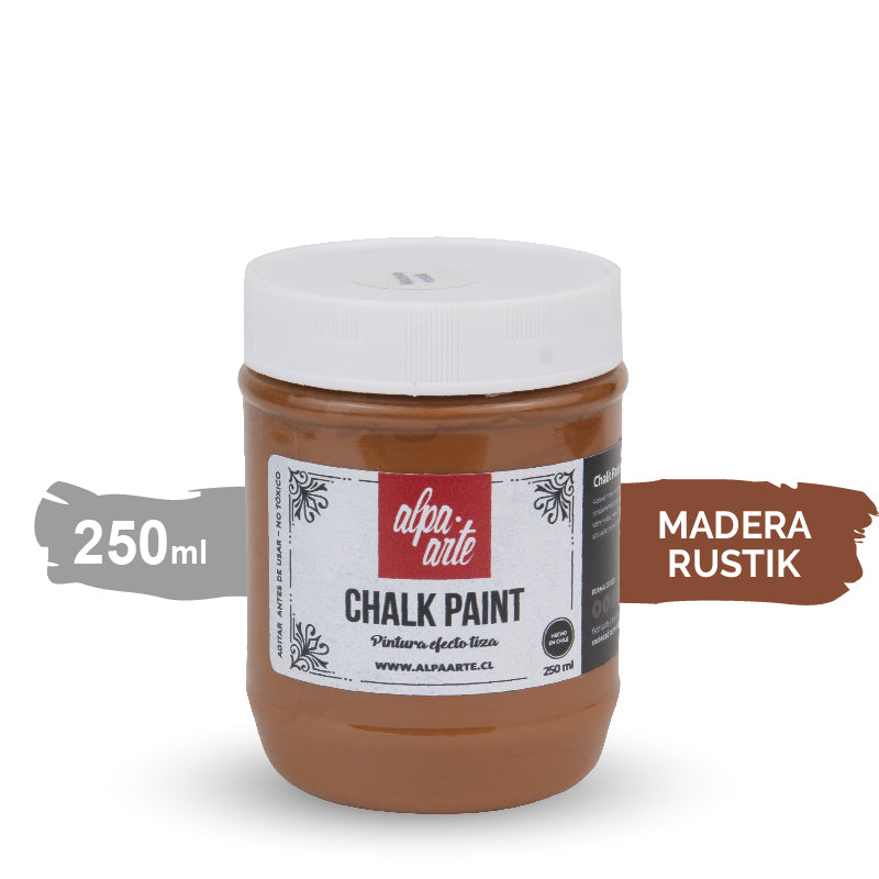 Pintura Tiza 250 ml (Chalk Paint) - MADERA RUSTIK