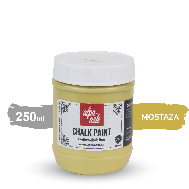 Pintura Tiza 250 ml (Chalk Paint) - MOSTAZA
