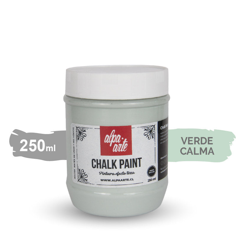 Pintura Tiza 250 ml (Chalk Paint) - VERDE CALMA