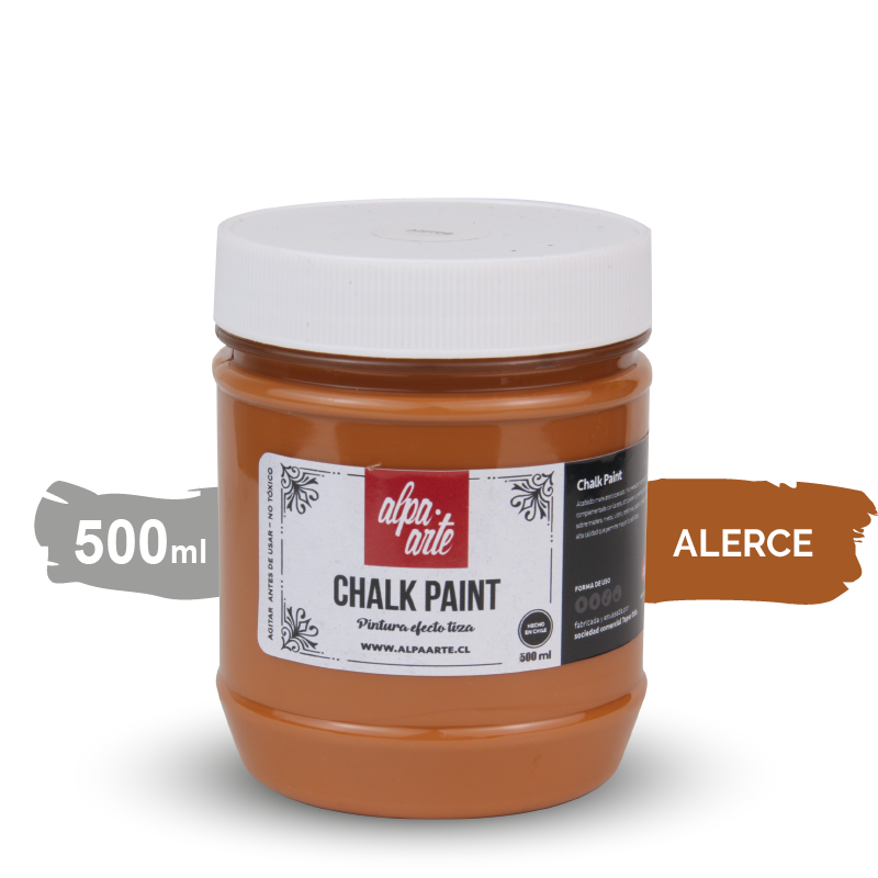 Pintura Tiza 500 ml (Chalk Paint) - ALERCE