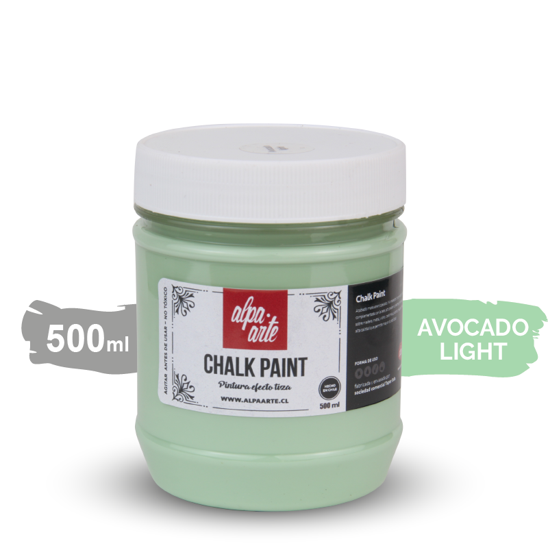 Pintura Tiza 500 ml (Chalk Paint) - AVOCADO LIGHT