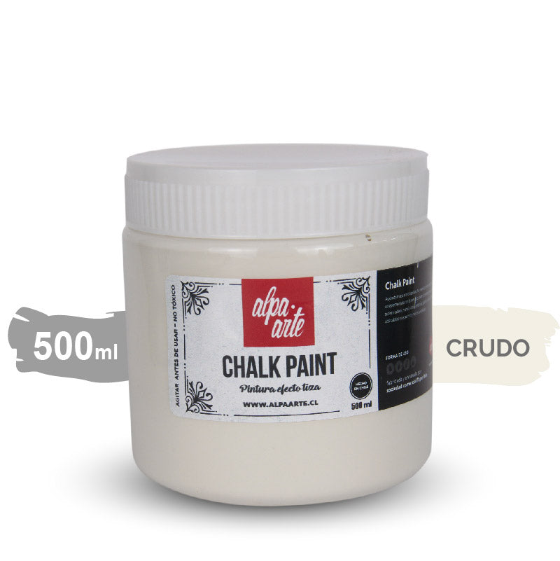 Pintura Tiza 500 ml (Chalk Paint) - CRUDO