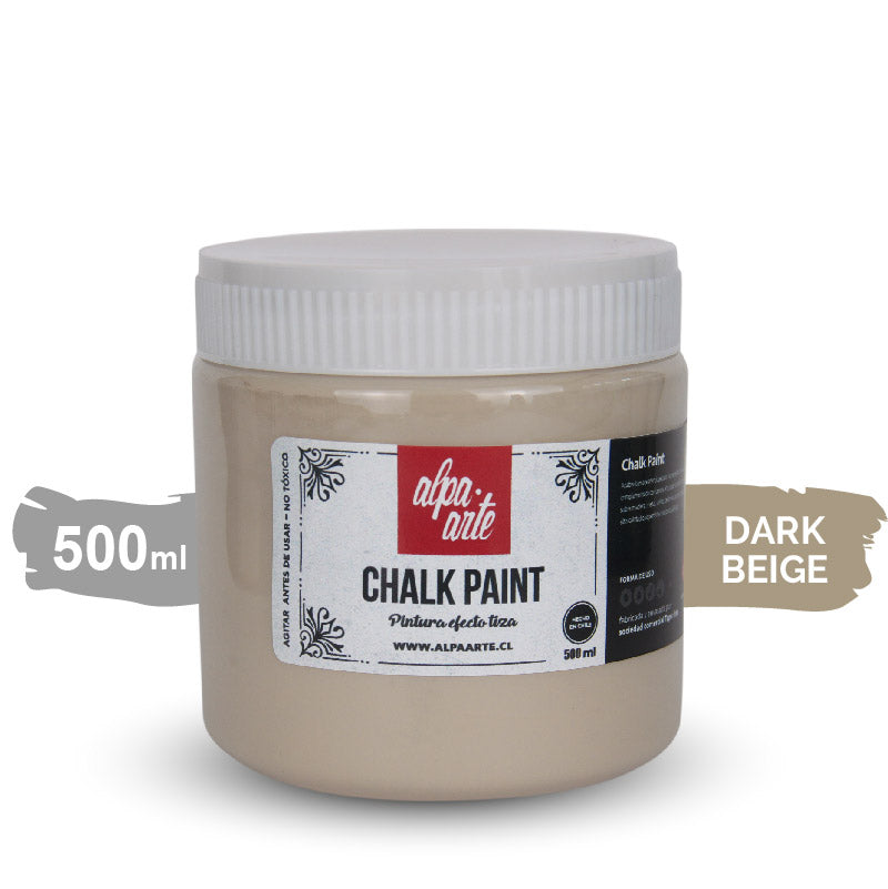 Pintura Tiza 500 ml (Chalk Paint) - DARK BEIGE