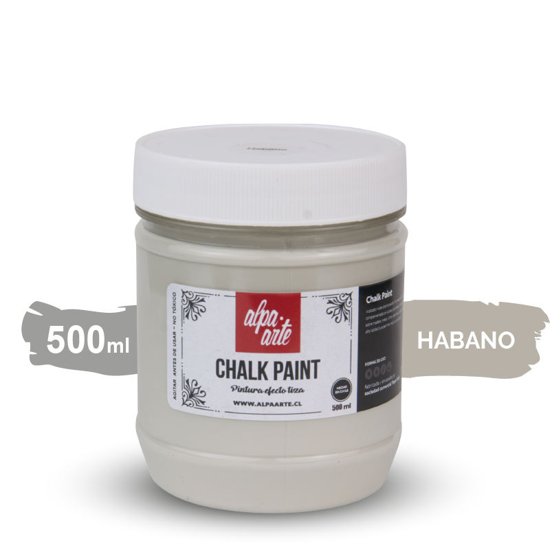 Pintura Tiza 500 ml (Chalk Paint) - HÁBANO