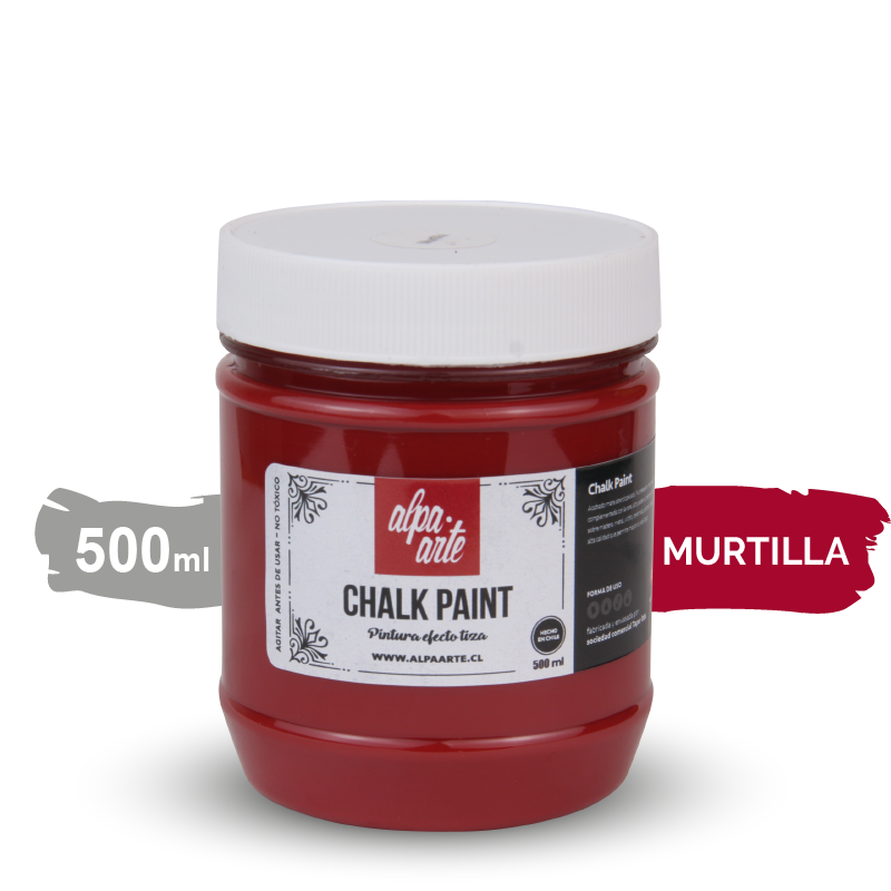 Pintura Tiza 500 ml (Chalk Paint) - MURTILLA