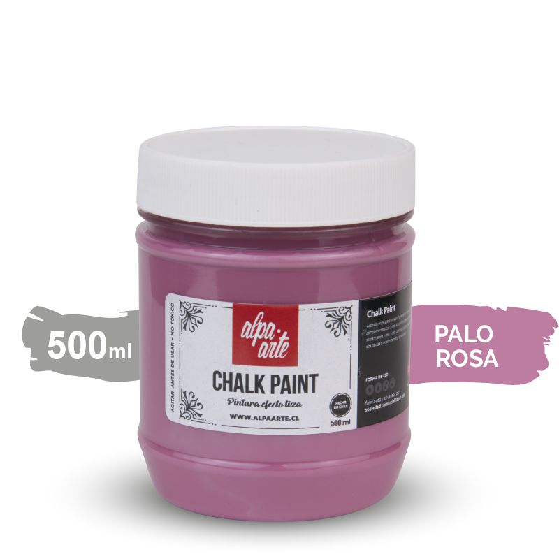 Pintura Tiza 500 ml (Chalk Paint) - PALO ROSA