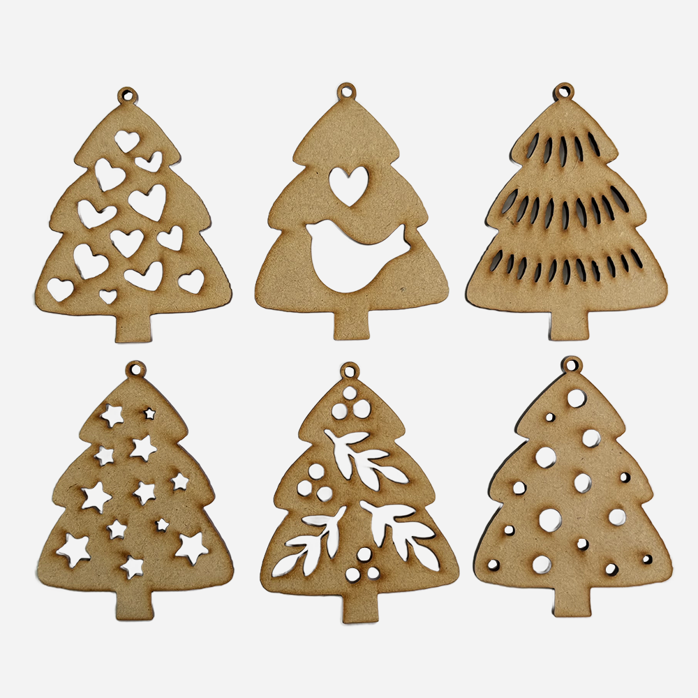 Set 6 pinitos navideños - CAP030
