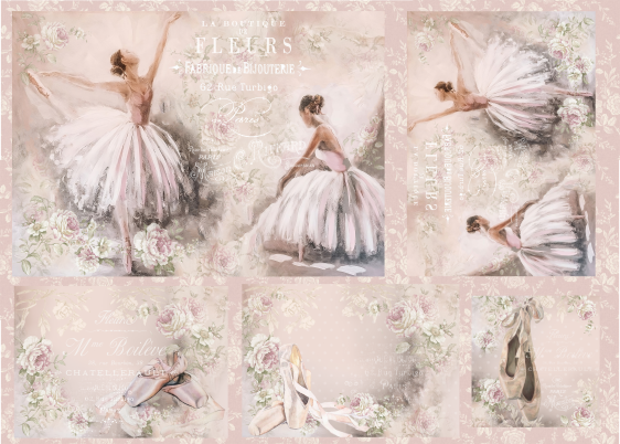 Lamina de Seda 50x70 - COQUETTE6B