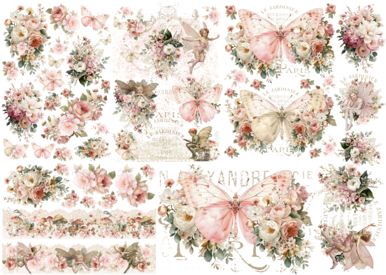 Lamina de Seda 50x70 - FAIRY 16