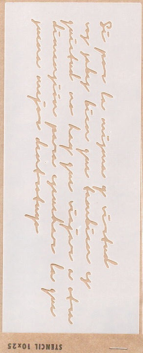 Stencil 10x25 - GU014