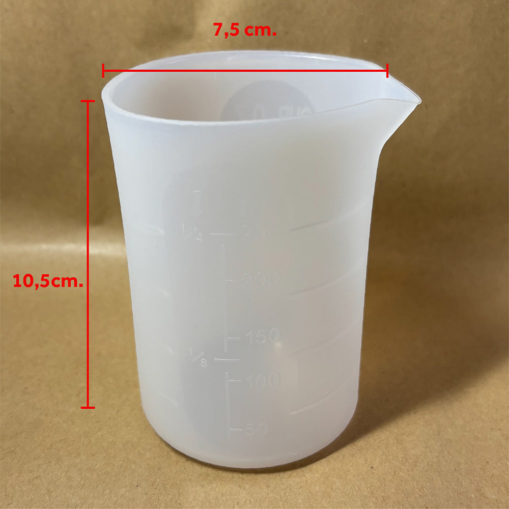 Molde para resina - Vaso medidor resina 250 ml.