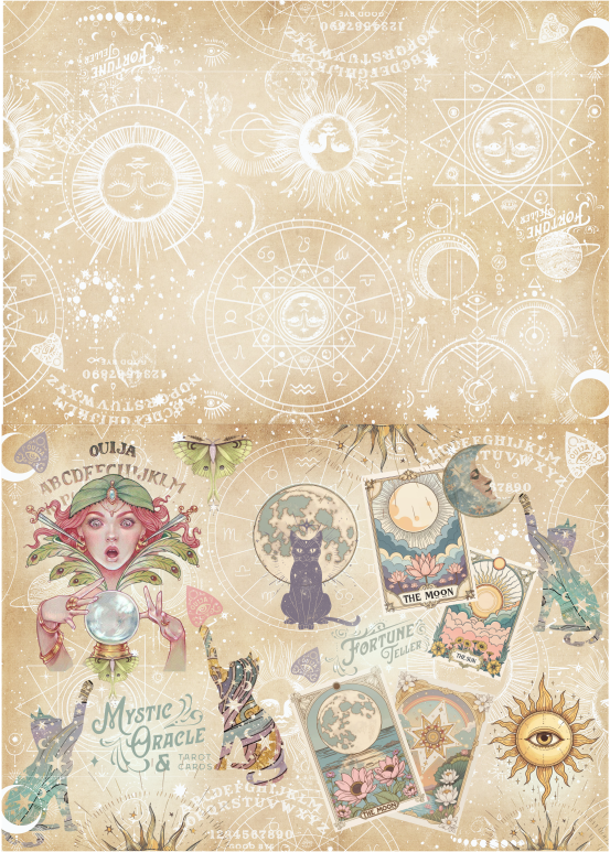 Lamina de Seda 50x70 - ORACLE MISTIC 5C