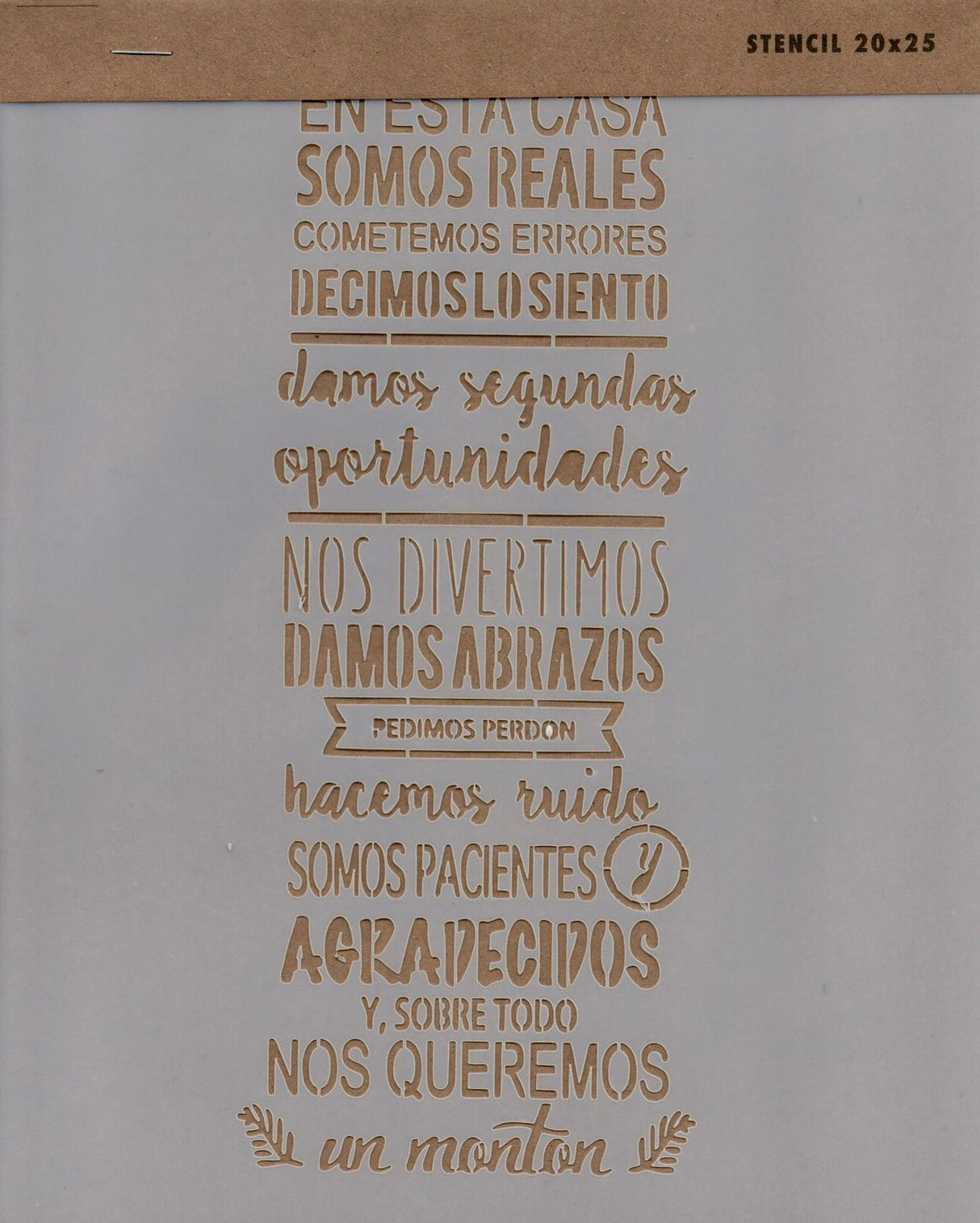 Stencil 20x25 - FA107