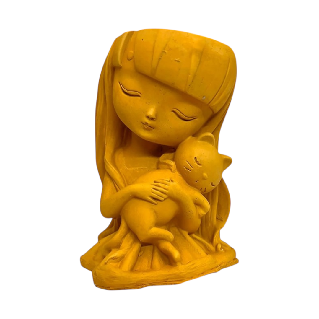 Maceta Muñequita Gatito