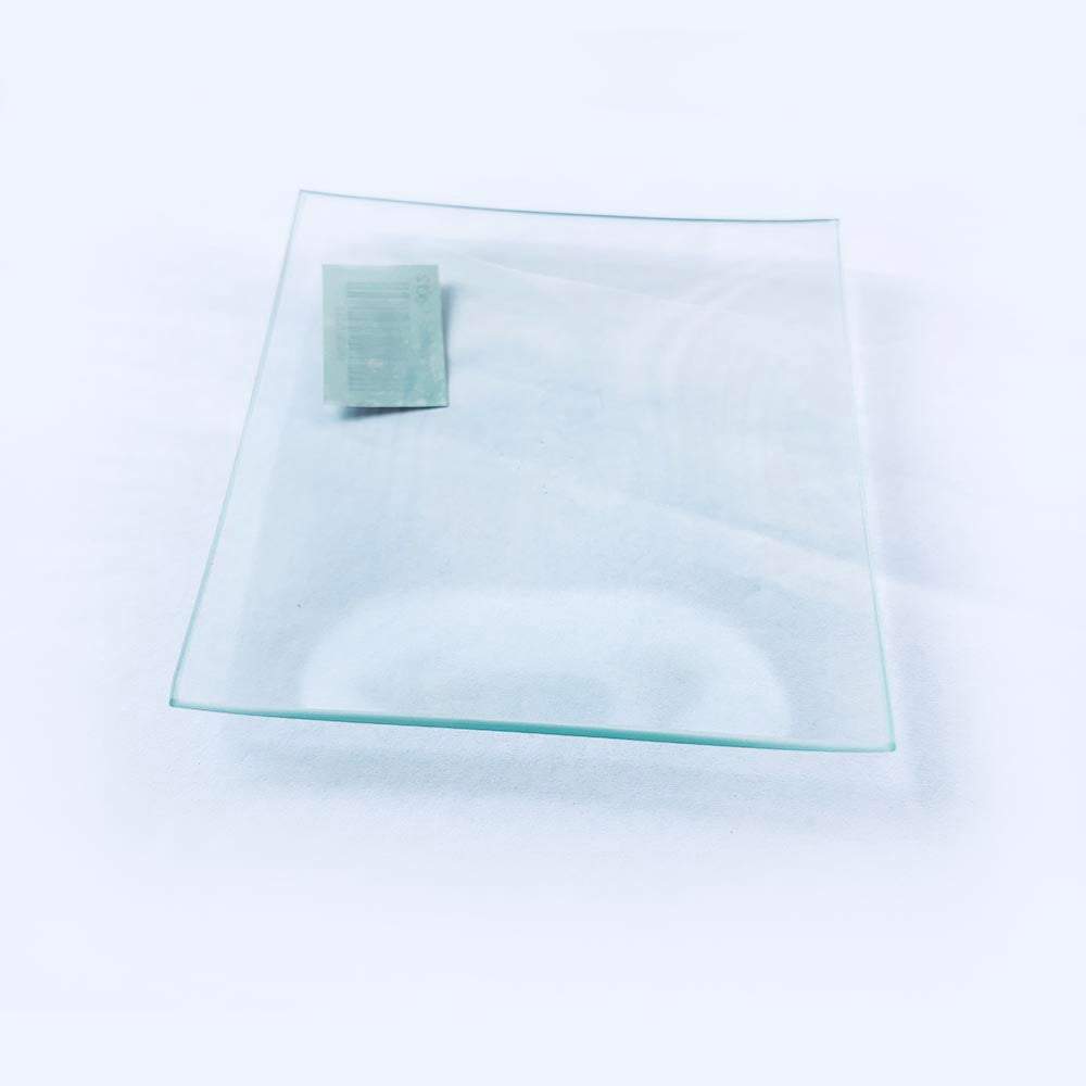 Plato de vidrio cuadrado 12x12 cm