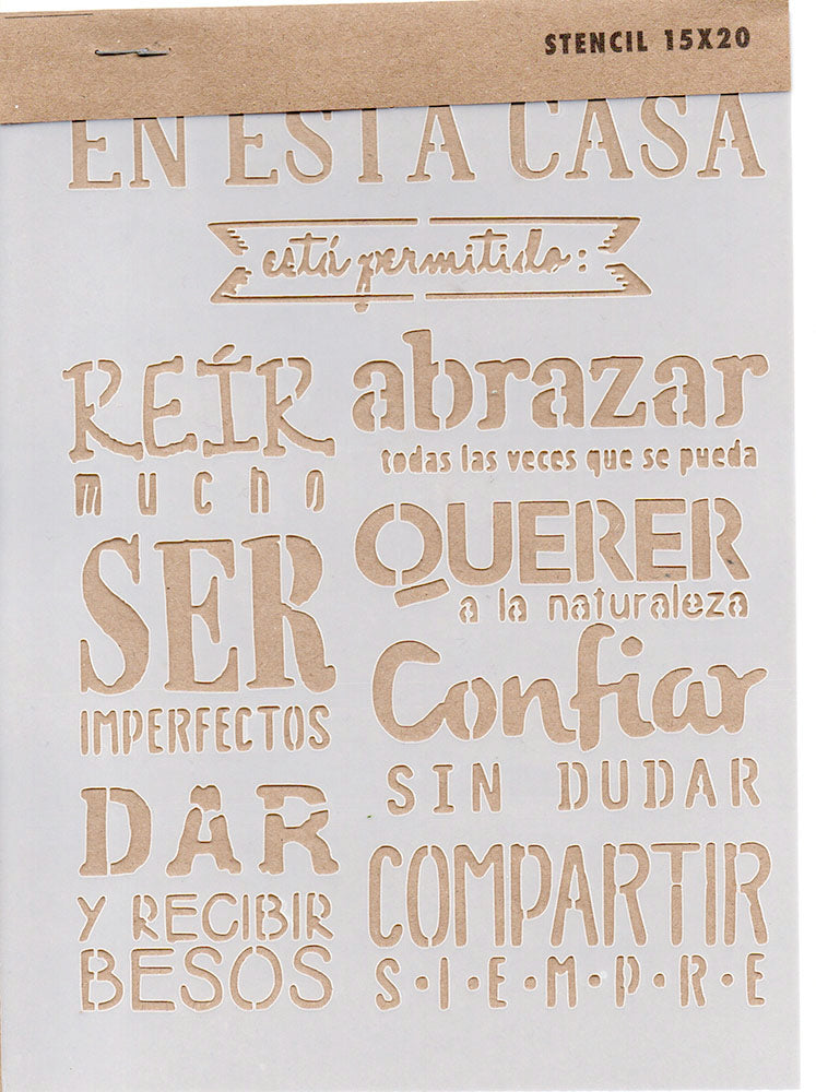 Stencil 15x20 - FR007