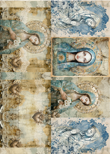 Lamina de Seda 50x70 - VIRG5B