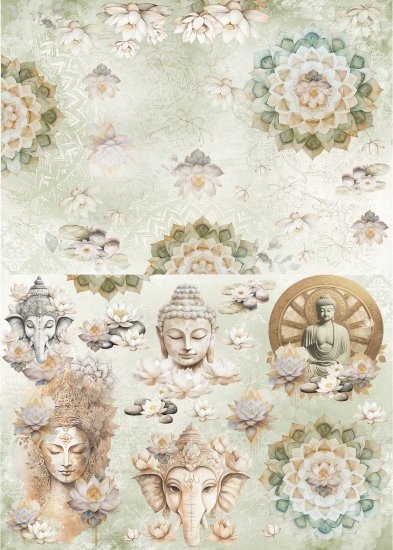 Lamina de Seda 50x70 - ZEN1B