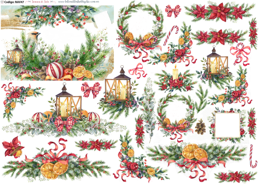 Lamina de Seda 50x70 - NAV47