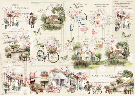 Lamina de Seda 50x70 - PROVENCE 10