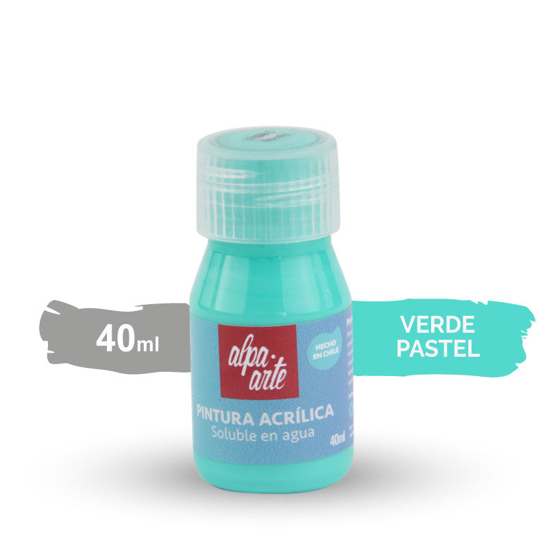 Pintura Acrílica 40 ml - VERDE PASTEL