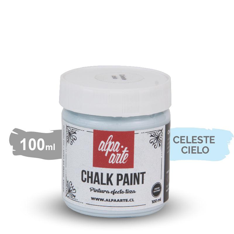 Pintura Tiza 100 ml (Chalk Paint) - CELESTE CIELO