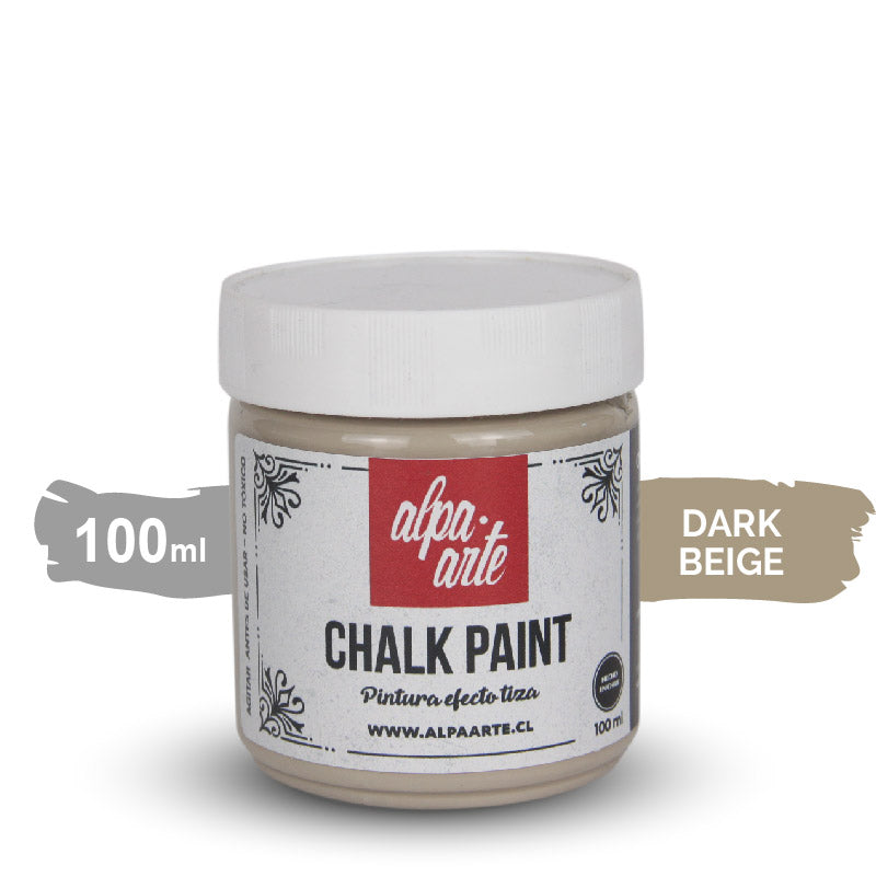 Pintura Tiza 100 ml (Chalk Paint) - DARK BEIGE