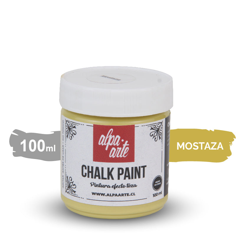Pintura Tiza 100 ml (Chalk Paint) - MOSTAZA