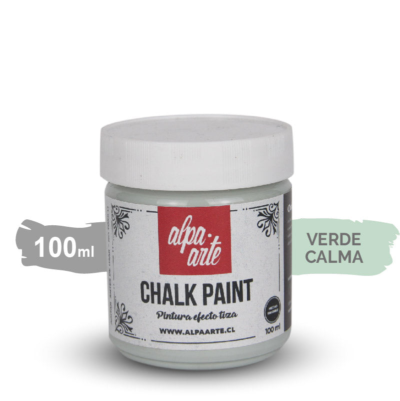 Pintura Tiza 100 ml (Chalk Paint) - VERDE CALMA