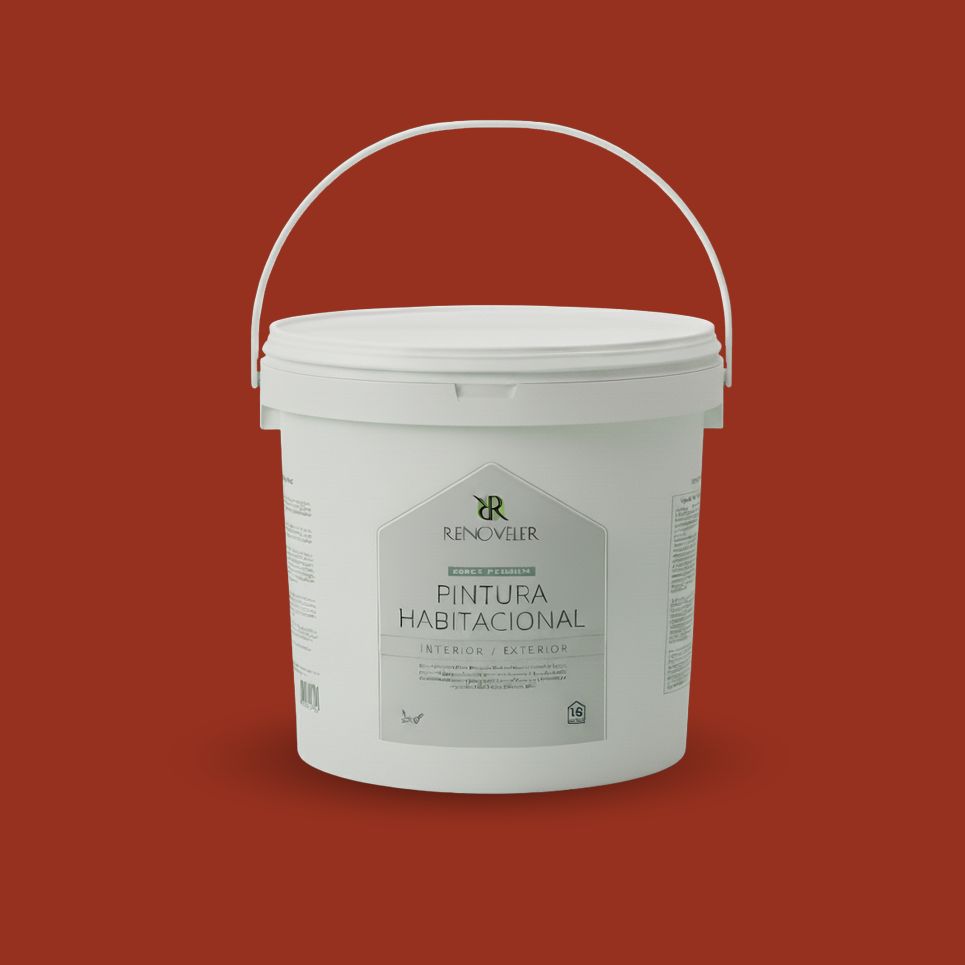 Esmalte al agua Mate Premium - ROJO COLONIAL