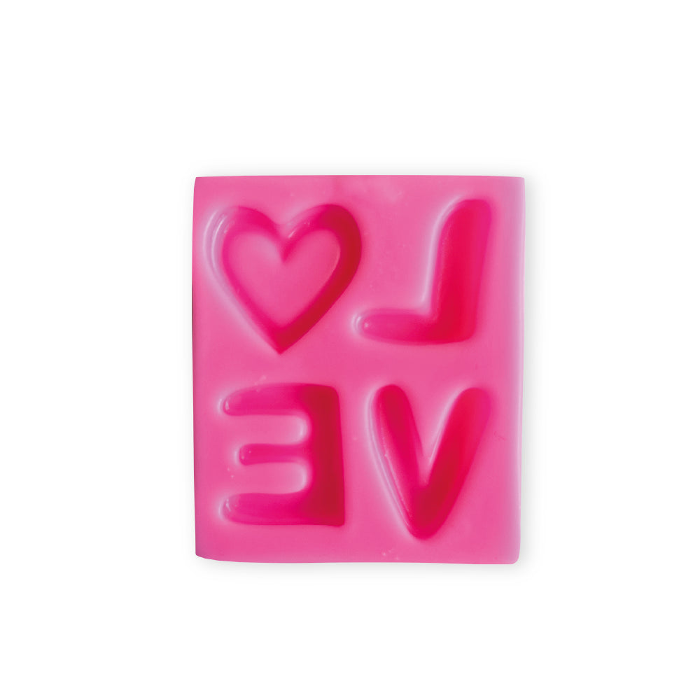 Molde para porcelana y masas - Love