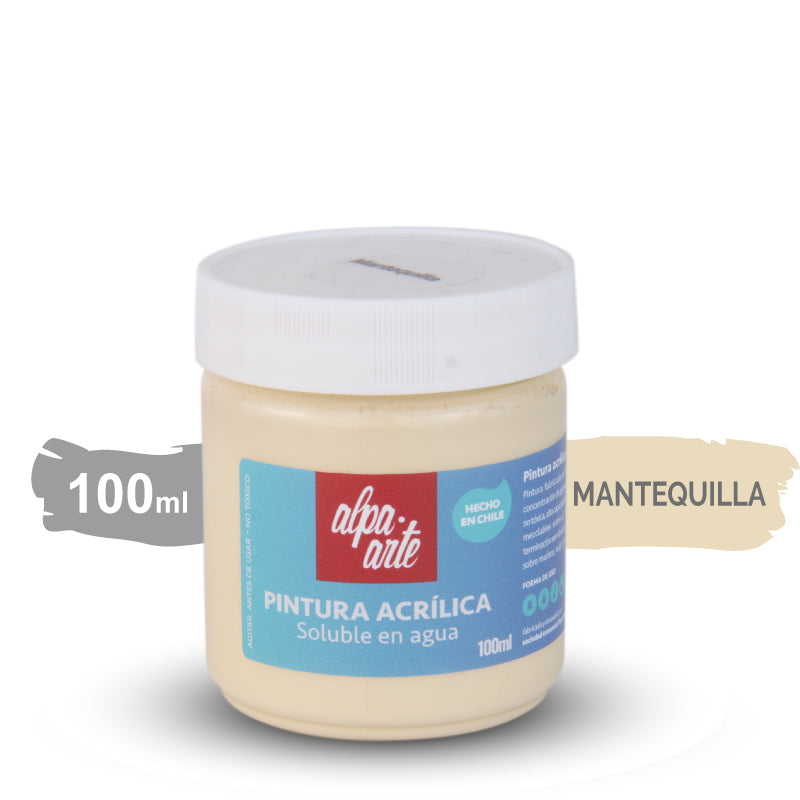 Pintura Acrílica 100 ml - MANTEQUILLA