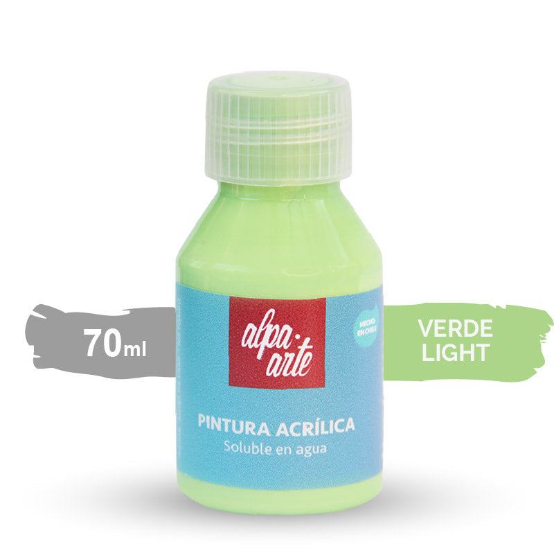 Pintura Acrílica 70 ml - VERDE LIGHT