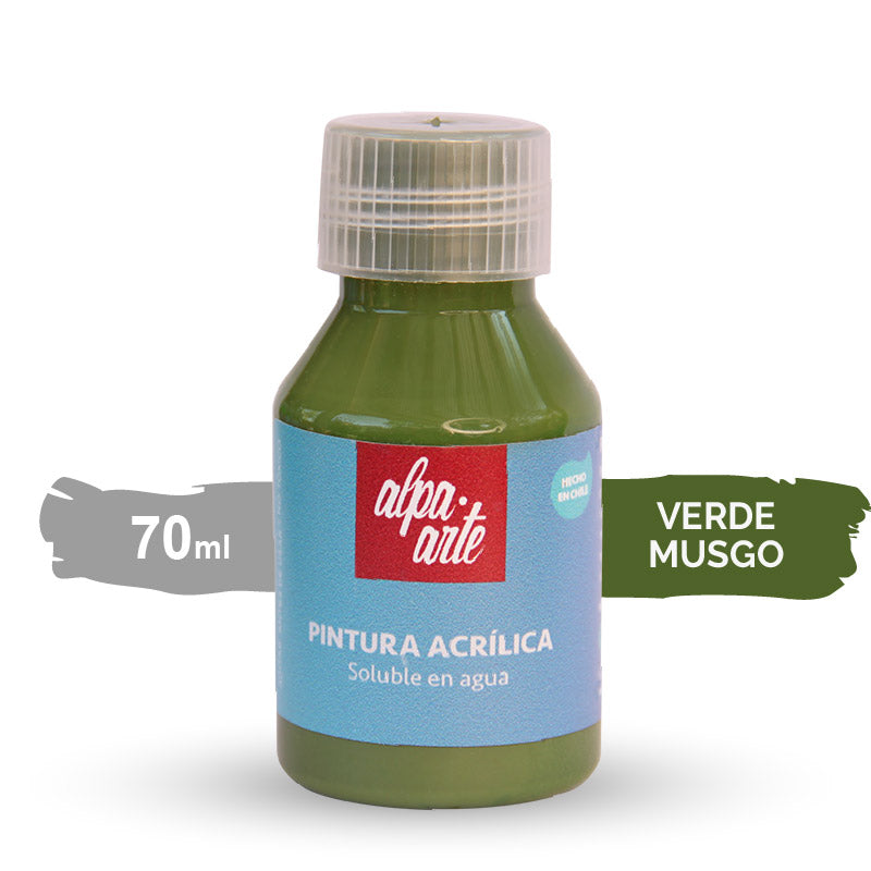 Pintura Acrílica 70 ml - VERDE MUSGO