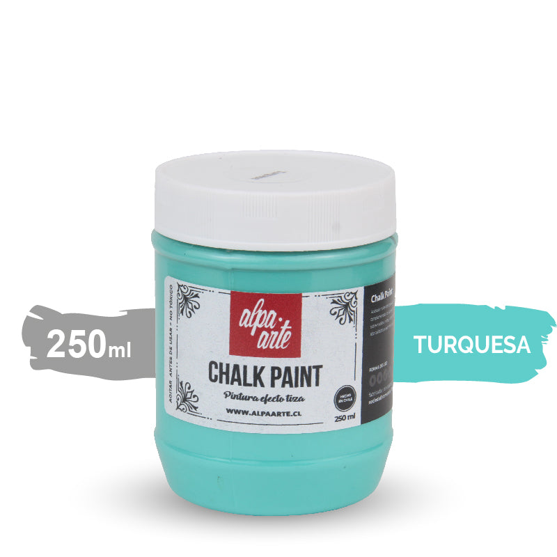 Pintura Tiza 250 ml (Chalk Paint) - TURQUESA
