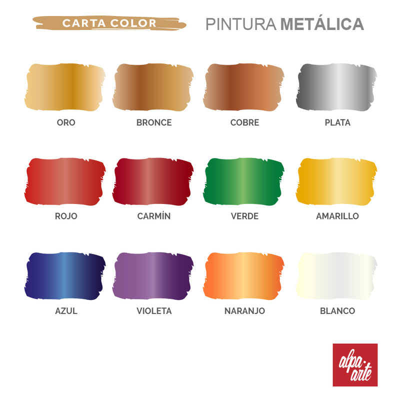 Pintura Metalizada 70 ml (variedad de colores)